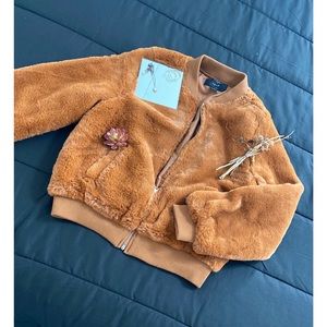 Fluffy Bomber Jacket
